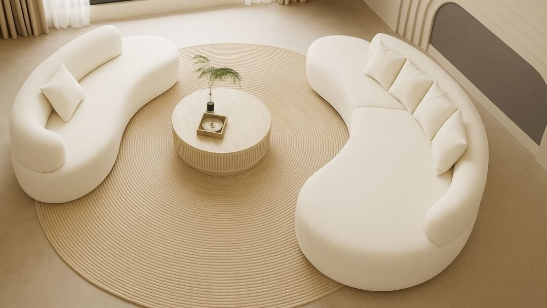 canape incurve design moderne