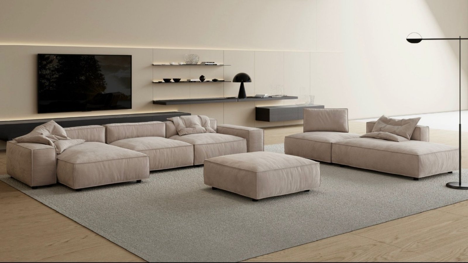 canape modulable assise profonde