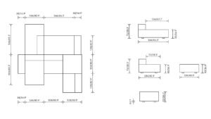 dimensions canape modulable assise profonde
