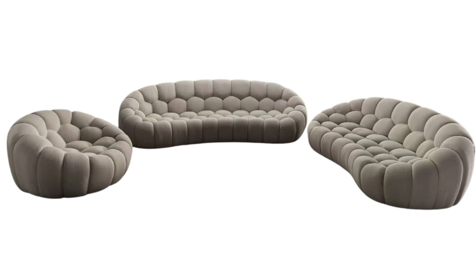 ensemble 3 canapes design italien