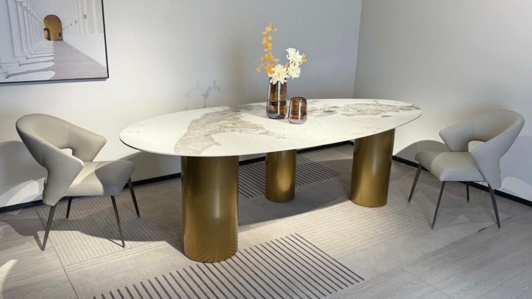 grande table salle a manger ovale