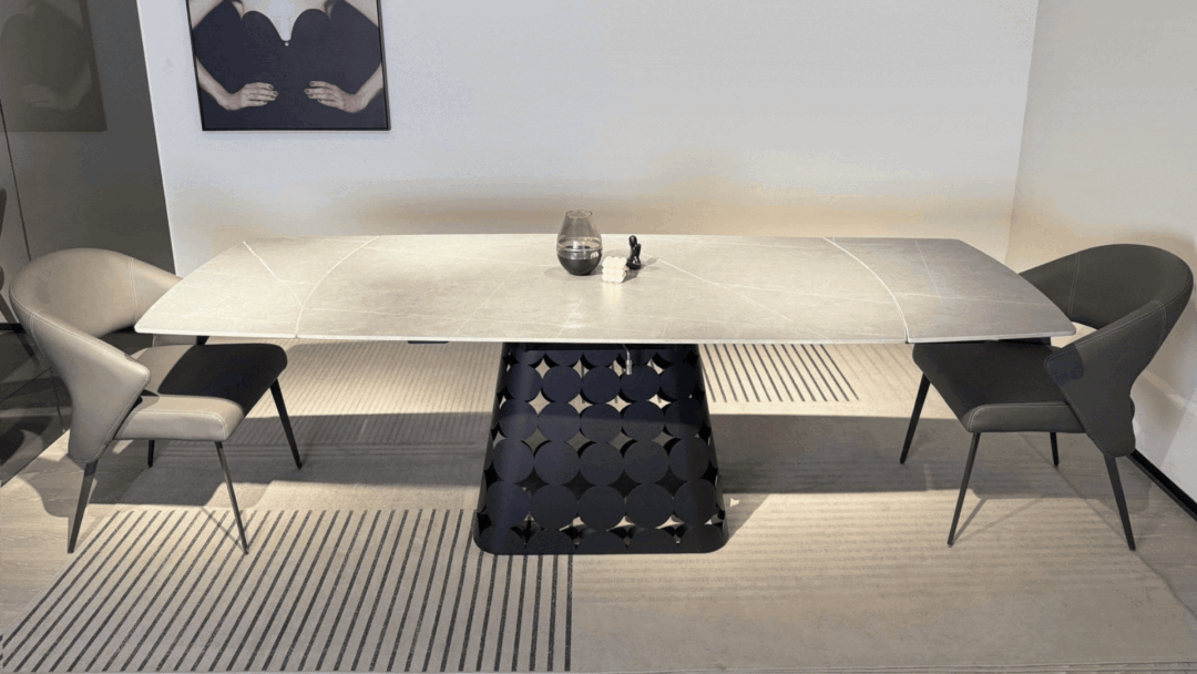 table a manger extensible rectangulaire