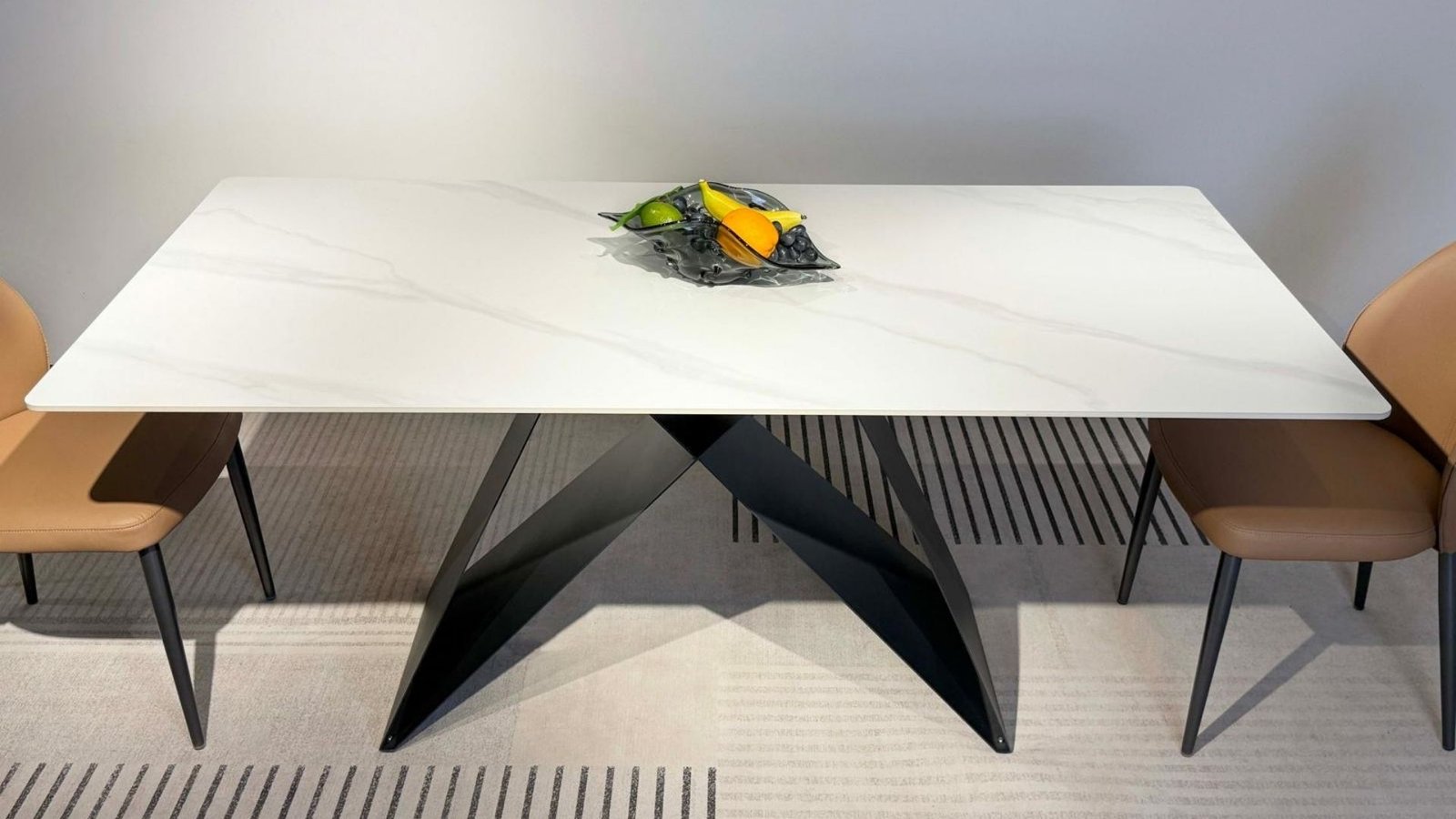 table en ceramique blanche inrayable