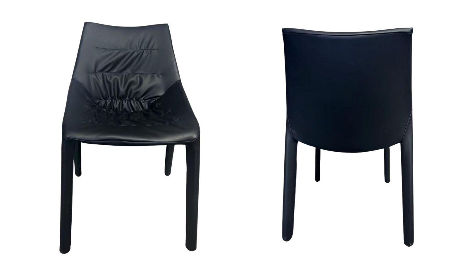 chaises design luxe noires
