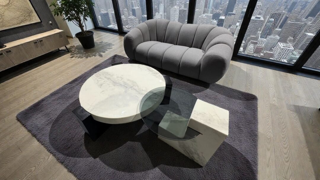 table basse chic et moderne lunaria