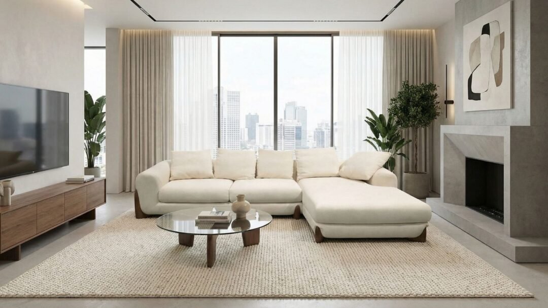 canape d angle style italien design