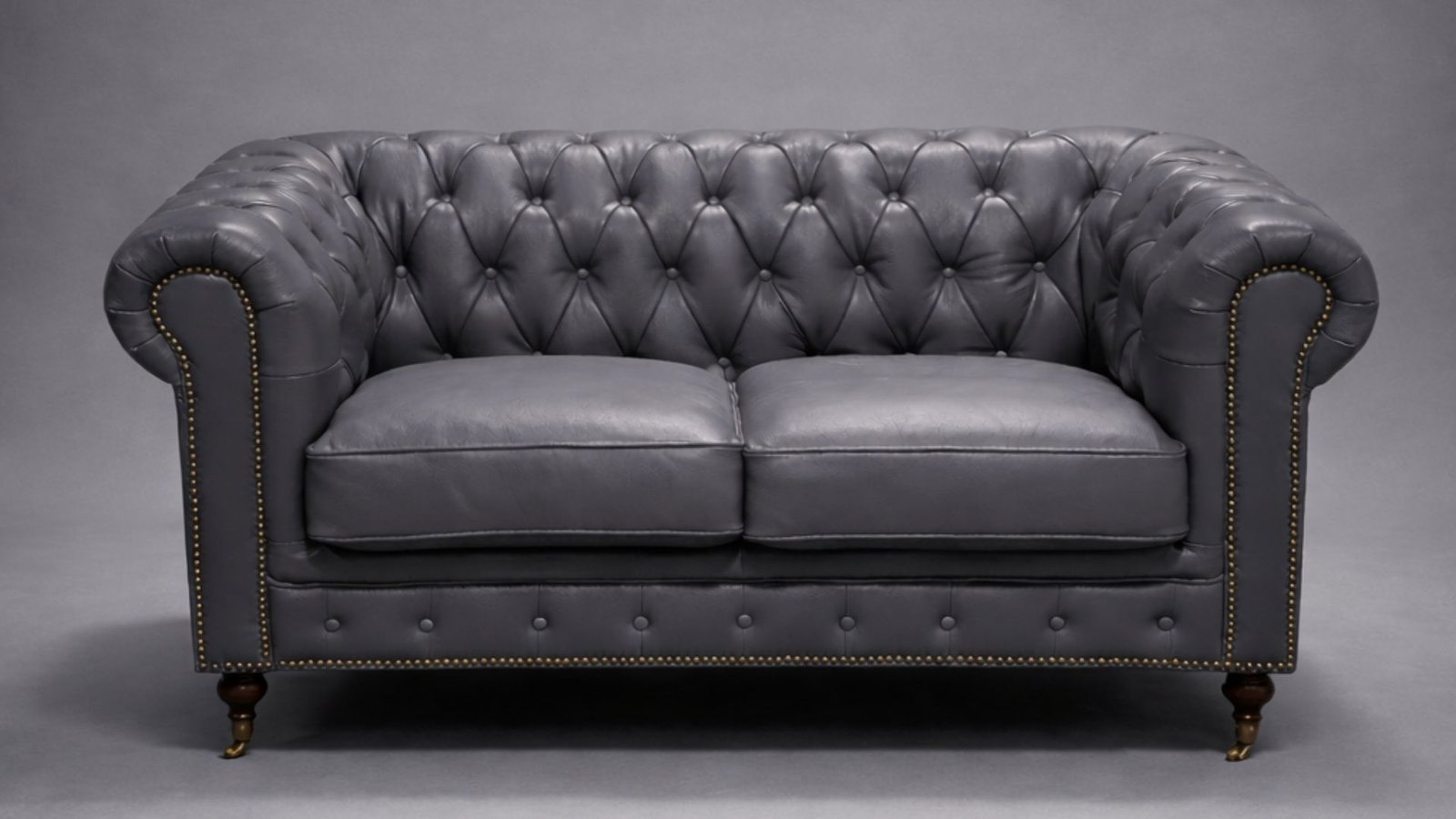 canapes chesterfield 2 places simili cuir haut de gamme
