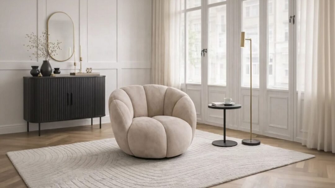 fauteuil design culte beige