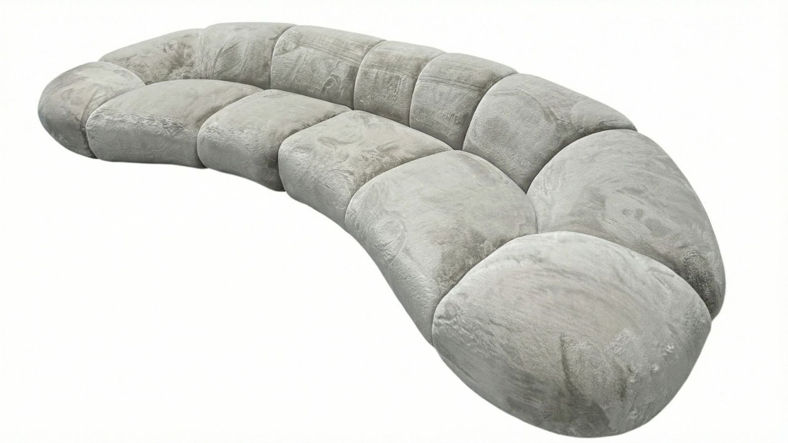 canape 4 places droit design italien